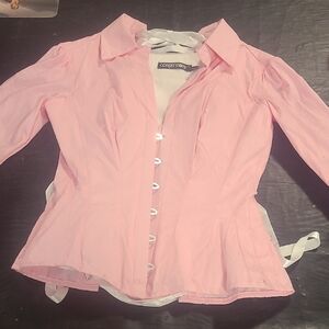 Pink Women's Corset Top